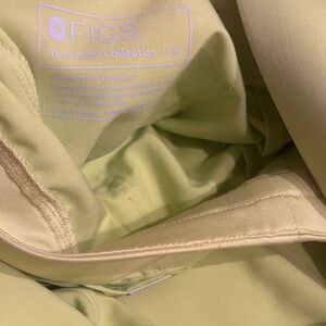 Construction, green, yellow Technical Scrub Top and pants